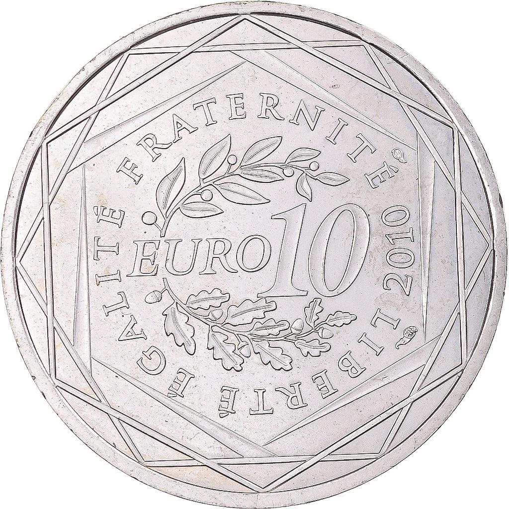 France, 10 Euro, Euros des régions, 2010, Monnaie de Paris, Pays De La Loire