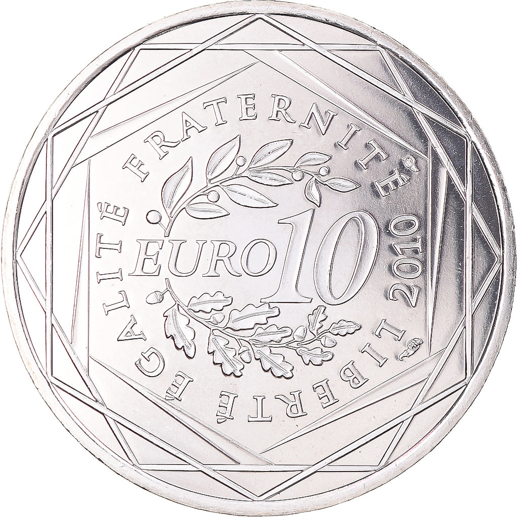 Francia, 10 Euro, Euros des régions, 2010, Monnaie de Paris, Alsace, FDC