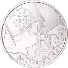 Francia, 10 Euro, Euros des régions, 2010, Monnaie de Paris, Midi-Pyrénées