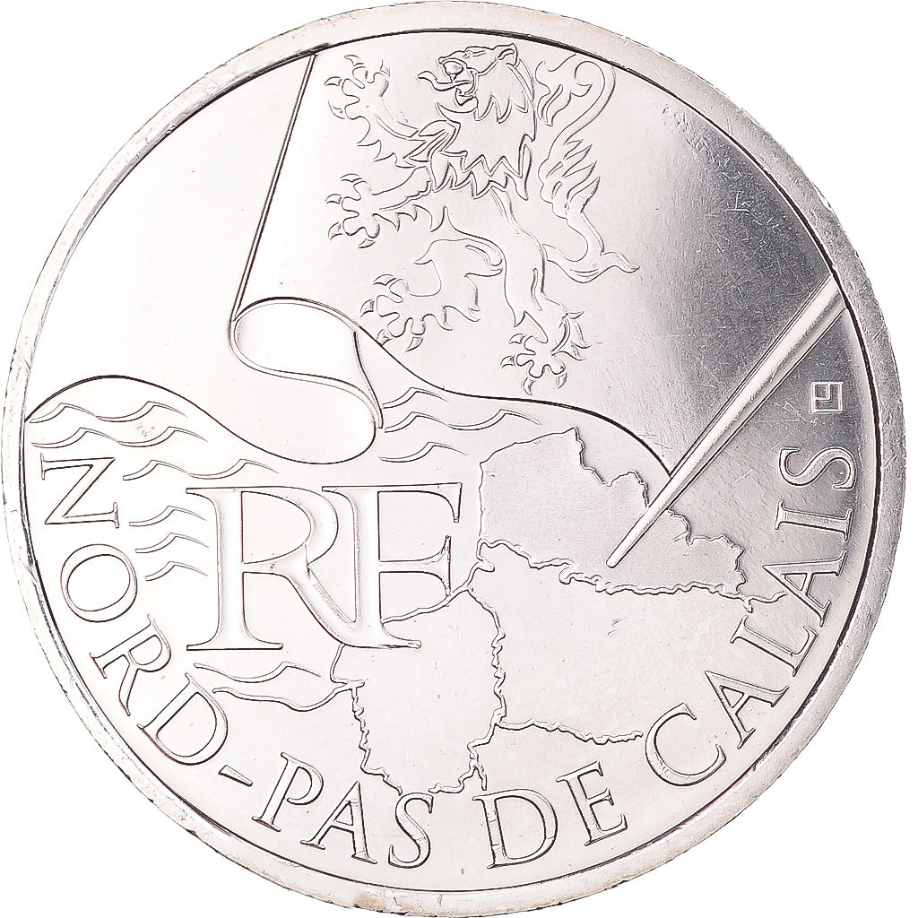Frankreich, 10 Euro, Euros des régions, 2010, Monnaie de Paris, Nord-Pas De