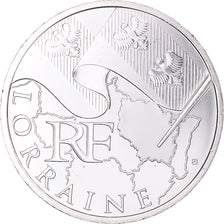 France, 10 Euro, Euros des régions, 2010, Monnaie de Paris, Lorraine, FDC