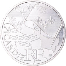 Francia, 10 Euro, Euros des régions, 2010, Monnaie de Paris, Picardie, FDC