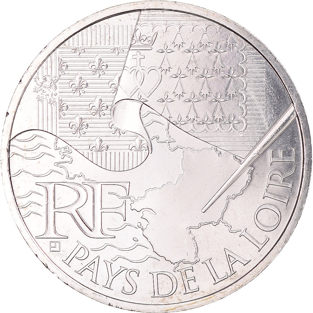 Frankreich, 10 Euro, Euros des régions, 2010, Monnaie de Paris, Pays De La