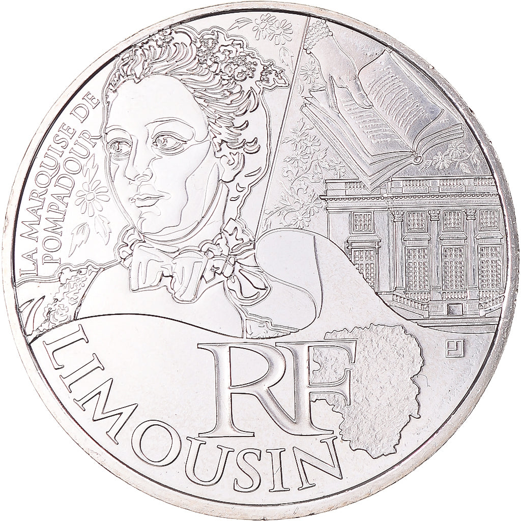 França, 10 Euro, Euros des régions, 2012, Monnaie de Paris, Limousin