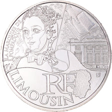 França, 10 Euro, Euros des régions, 2012, Monnaie de Paris, Limousin