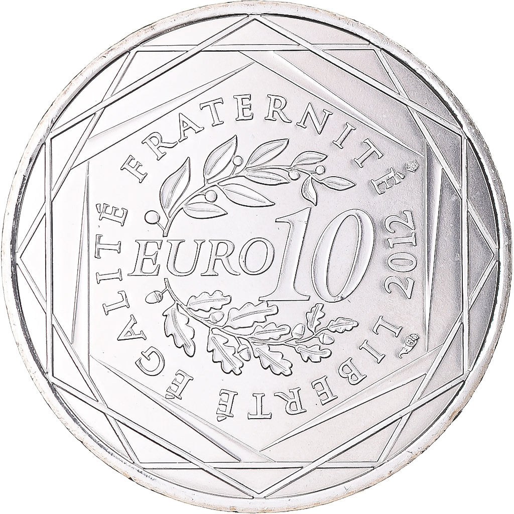France, 10 Euro, Euros des régions, 2012, Monnaie de Paris, Provence Alpes
