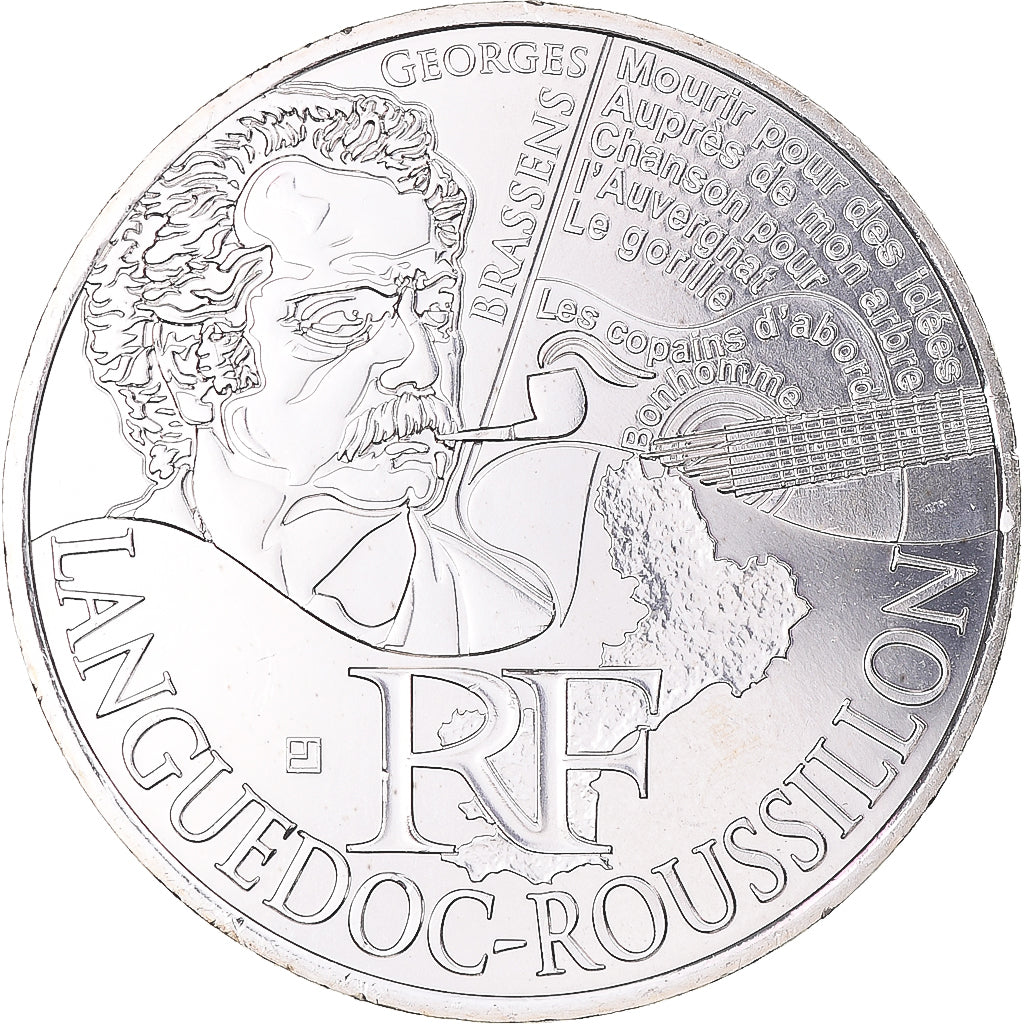 France, 10 Euro, Euros des régions, 2012, Monnaie de Paris, Languedoc