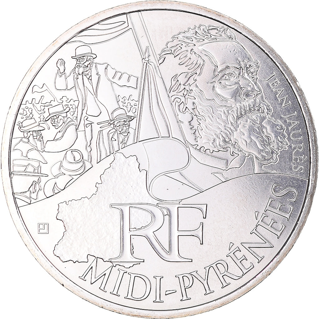 France, 10 Euro, Euros des régions, 2012, Monnaie de Paris, Midi-Pyrénées