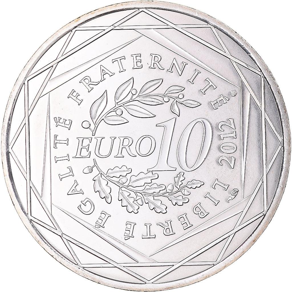 France, 10 Euro, Euros des régions, 2012, Monnaie de Paris, Franche-Comté