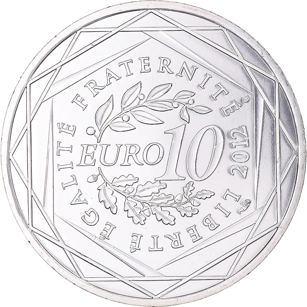 Francia, 10 Euro, Euros des régions, 2012, Monnaie de Paris, Centre, FDC