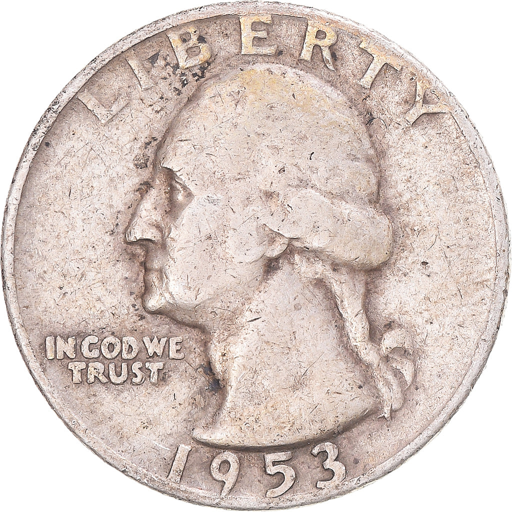 Münze, Vereinigte Staaten, Washington Quarter, Quarter, 1953, U.S. Mint
