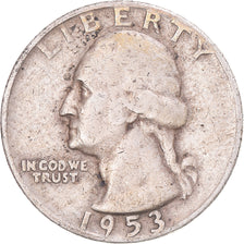 Münze, Vereinigte Staaten, Washington Quarter, Quarter, 1953, U.S. Mint