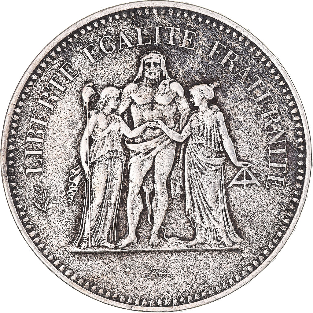 Coin, France, Hercule, 50 Francs, 1977, Paris, VF(20-25), Silver, KM:941.1