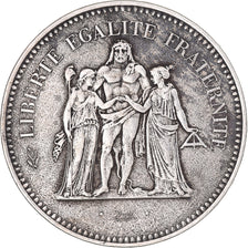 Coin, France, Hercule, 50 Francs, 1977, Paris, VF(20-25), Silver, KM:941.1