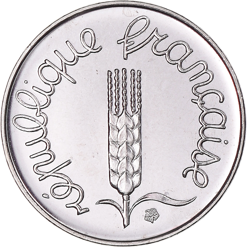 Moneta, Francia, Épi, Centime, 1974, Paris, FDC, Acciaio inossidabile, KM:928