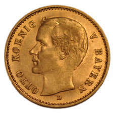 Germany, 10 Mark, 1907, Munich, KM #514, AU(50-53), Gold, 3.99