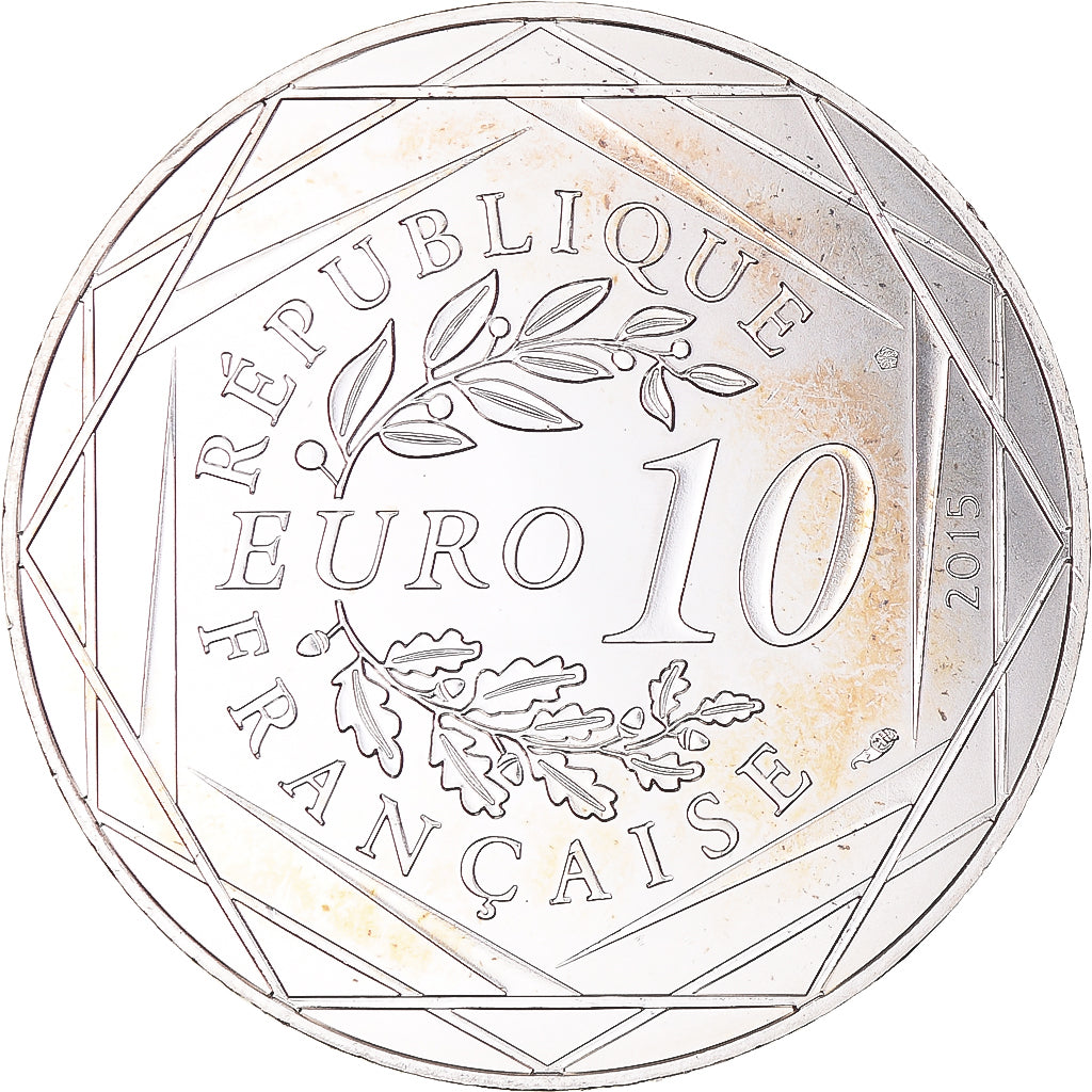 France, 10 Euro, Astérix - Égalité, 2015, Monnaie de Paris, MS(65-70), Silver