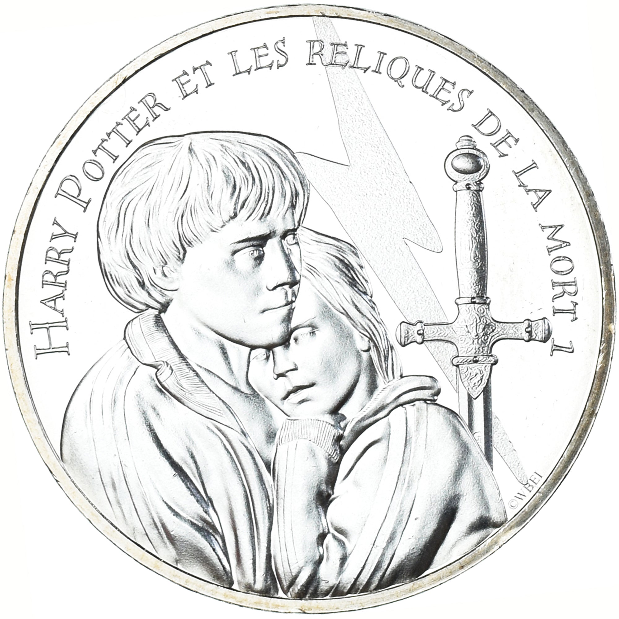 Francia, 10 Euro, Harry Potter et les reliques de la mort, 2021, Monnaie de