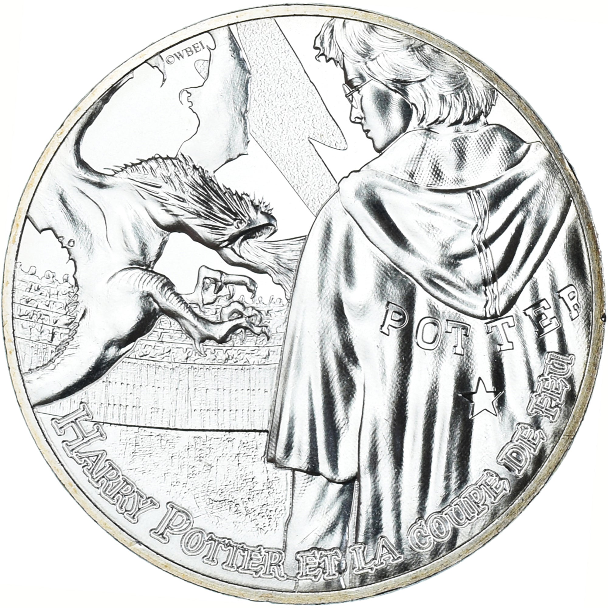 Francia, 10 Euro, 2021, Harry Potter et la coupe de feu, FDC, Argento