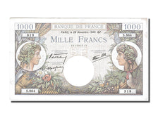France, 1000 Francs, 1 000 F 1940-1944 ''Commerce et Industrie'', 1940, KM...