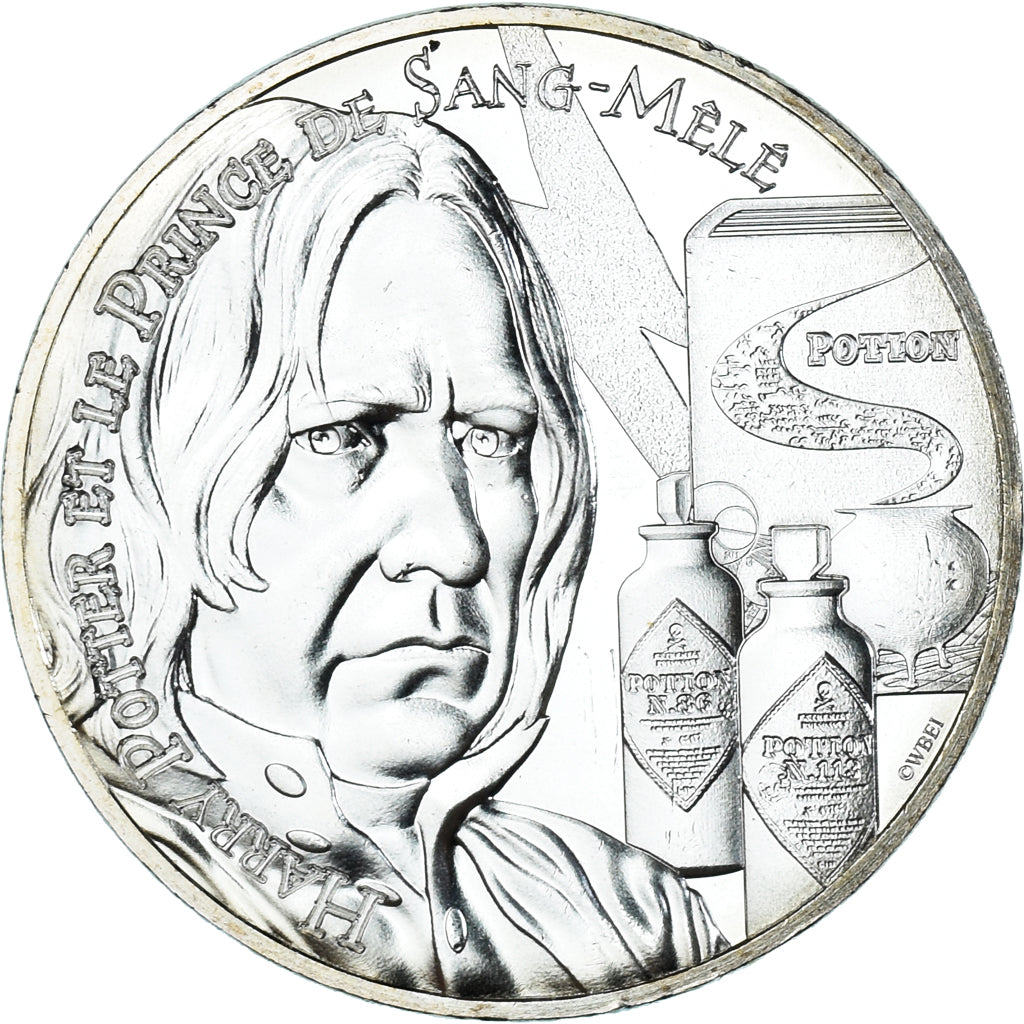 Francia, 10 Euro, Harry Potter et le prince de Sang Mélé, 2021, FDC, Argento