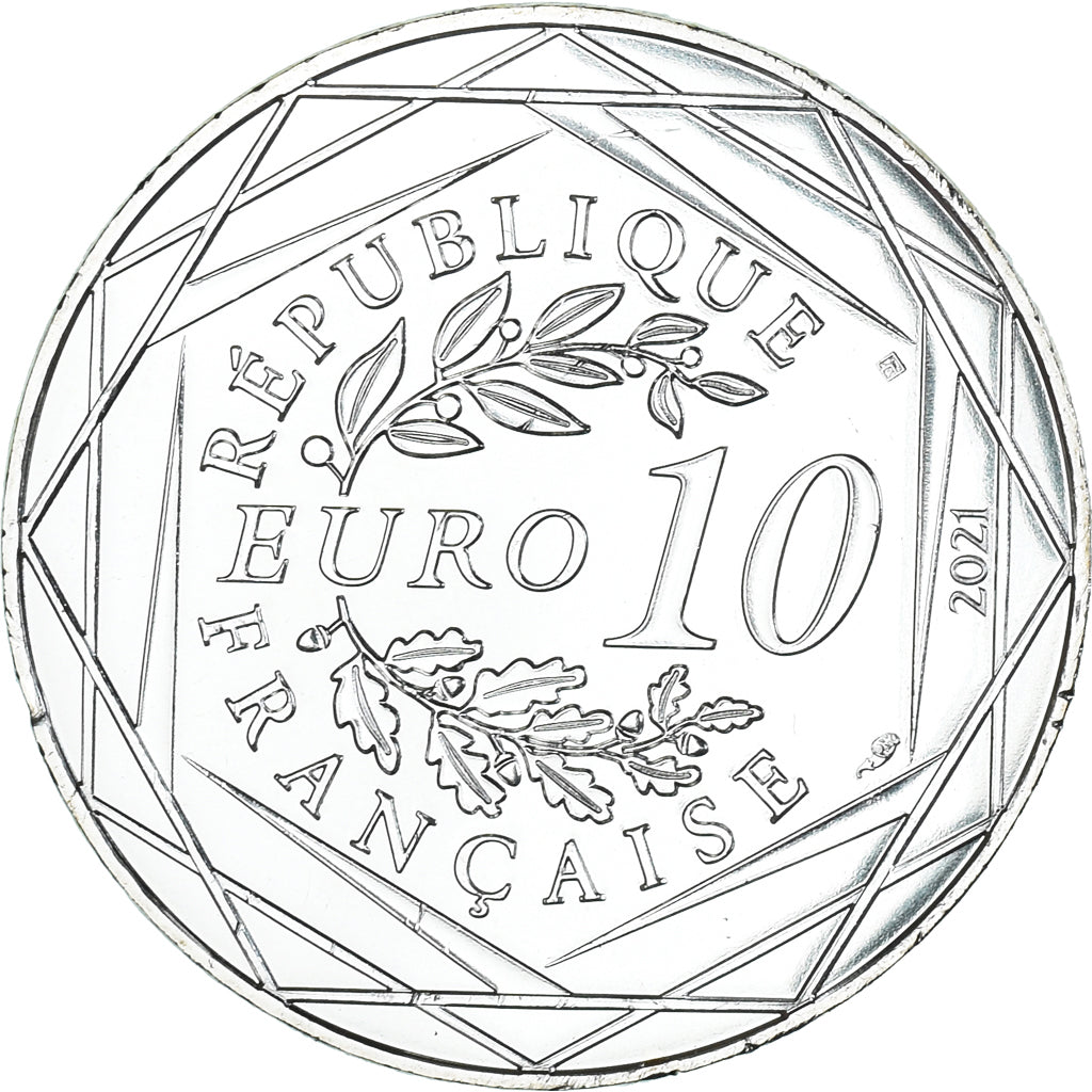 Francja, 10 Euro, Harry Potter - Château de Poudlard (1/4), 2021, MS(65-70)