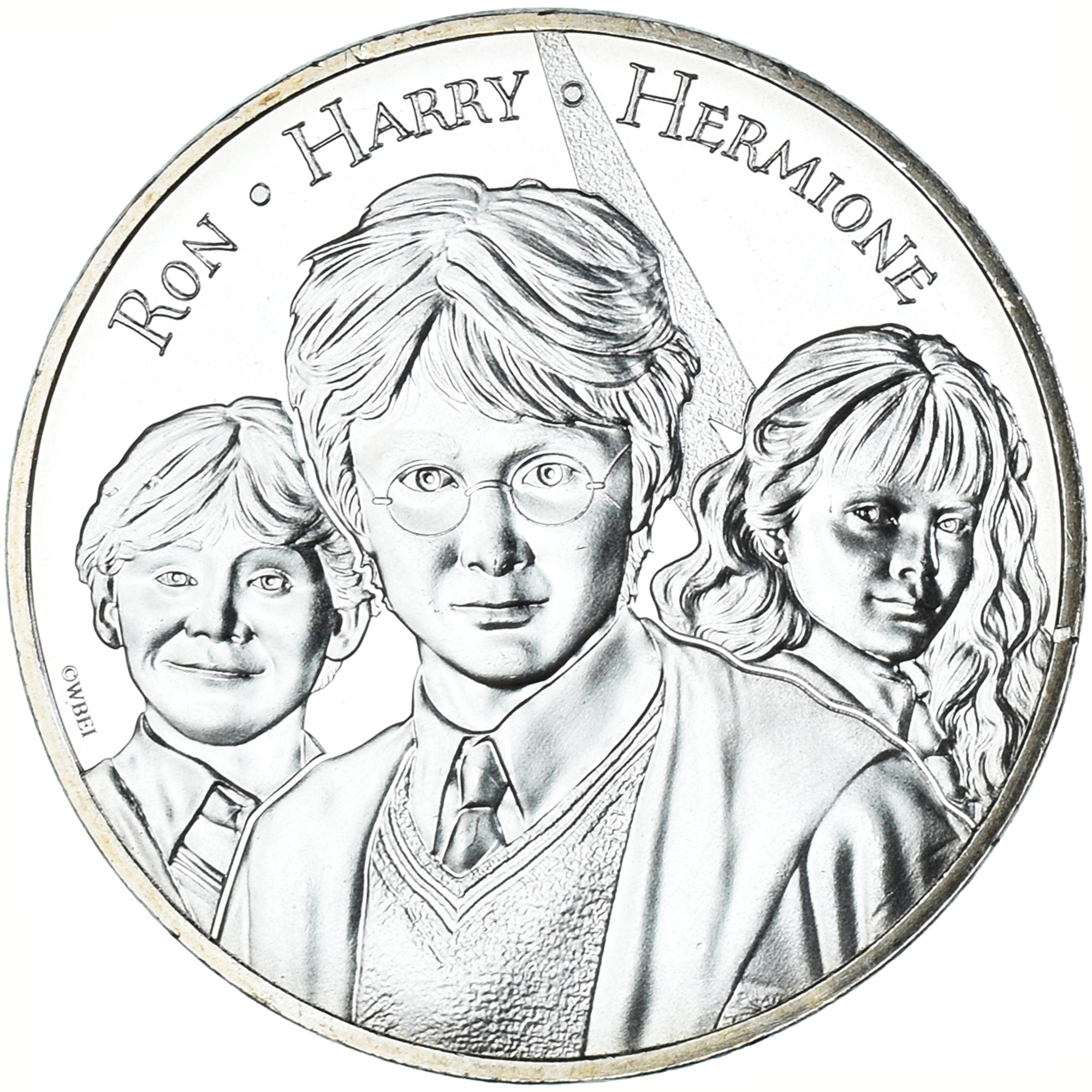 Francia, 10 Euro, 2021, Harry Potter .HARRY. RON.HERMIONE. 9/18.bu, FDC, Plata