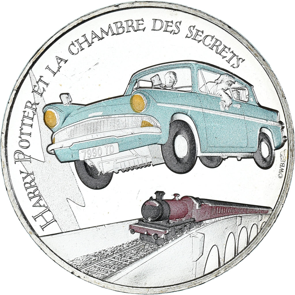 Francia, 10 Euro, 2021, Monnaie de Paris, Harry Potter et la chambre des secrets