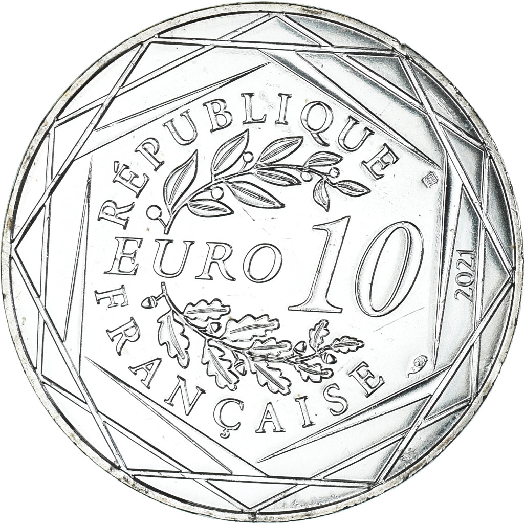 Francia, 10 Euro, 2021, Monnaie de Paris, Harry Potter et la chambre des secrets
