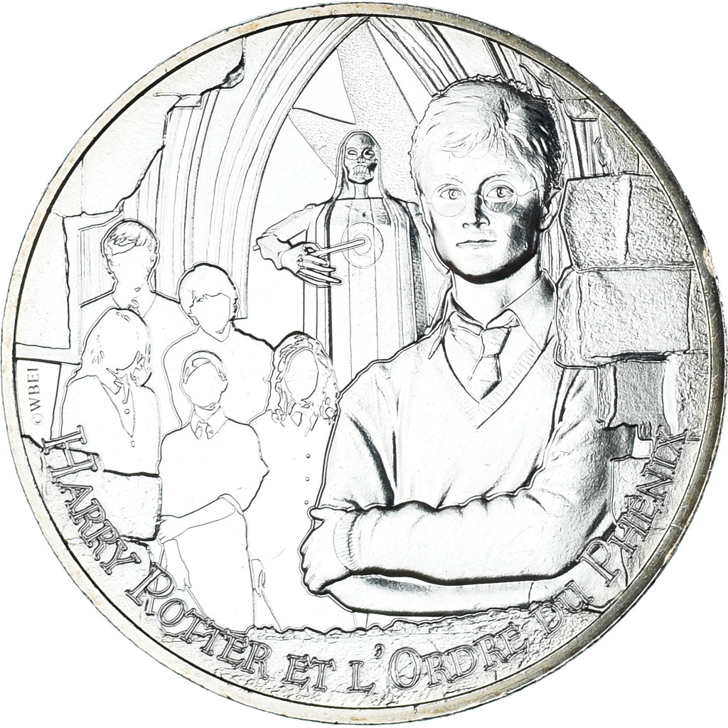 France, 10 Euro, 2021, Harry Potter et l'ordre du Phenix.11/18.BU, FDC, Argent