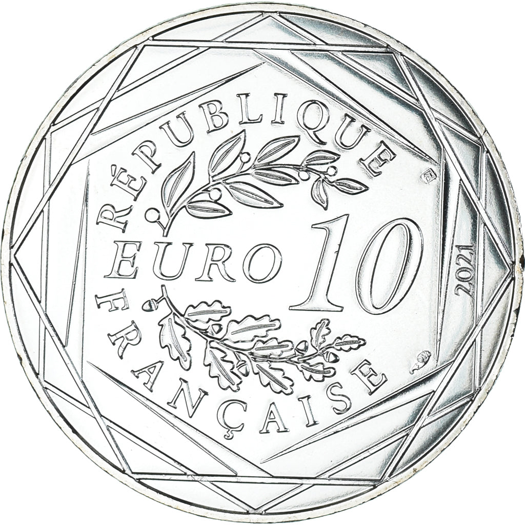 France, 10 Euro, 2021, Harry Potter et l'ordre du Phenix.11/18.BU, FDC, Argent