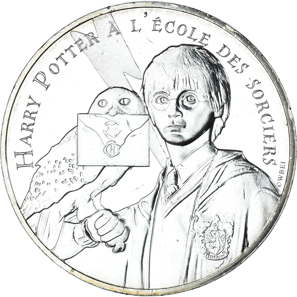 Frankrijk, 10 Euro, 2021, Harry Potter à l’école des Sorciers .1/18 BU, FDC
