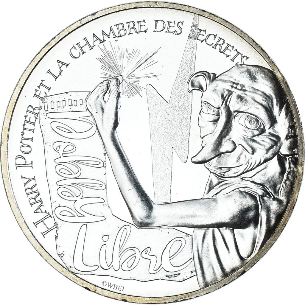 France, 10 Euro, 2021, Monnaie de Paris, Harry Potter et la chambre des secrets