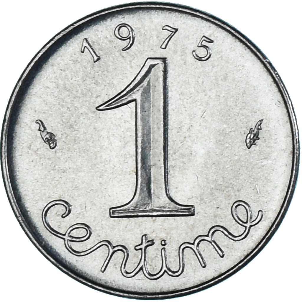 Moneta, Francia, Épi, Centime, 1975, Paris, SPL, Acciaio inossidabile, KM:928