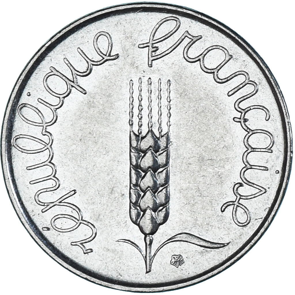 Munten, Frankrijk, Épi, 5 Centimes, 1961, Paris, UNC-, Stainless Steel, KM:927