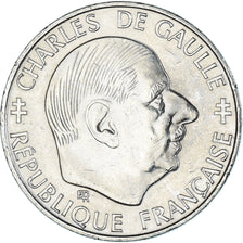 Moneta, Francja, Charles de Gaulle, Franc, 1988, Paris, AU(55-58), Nikiel