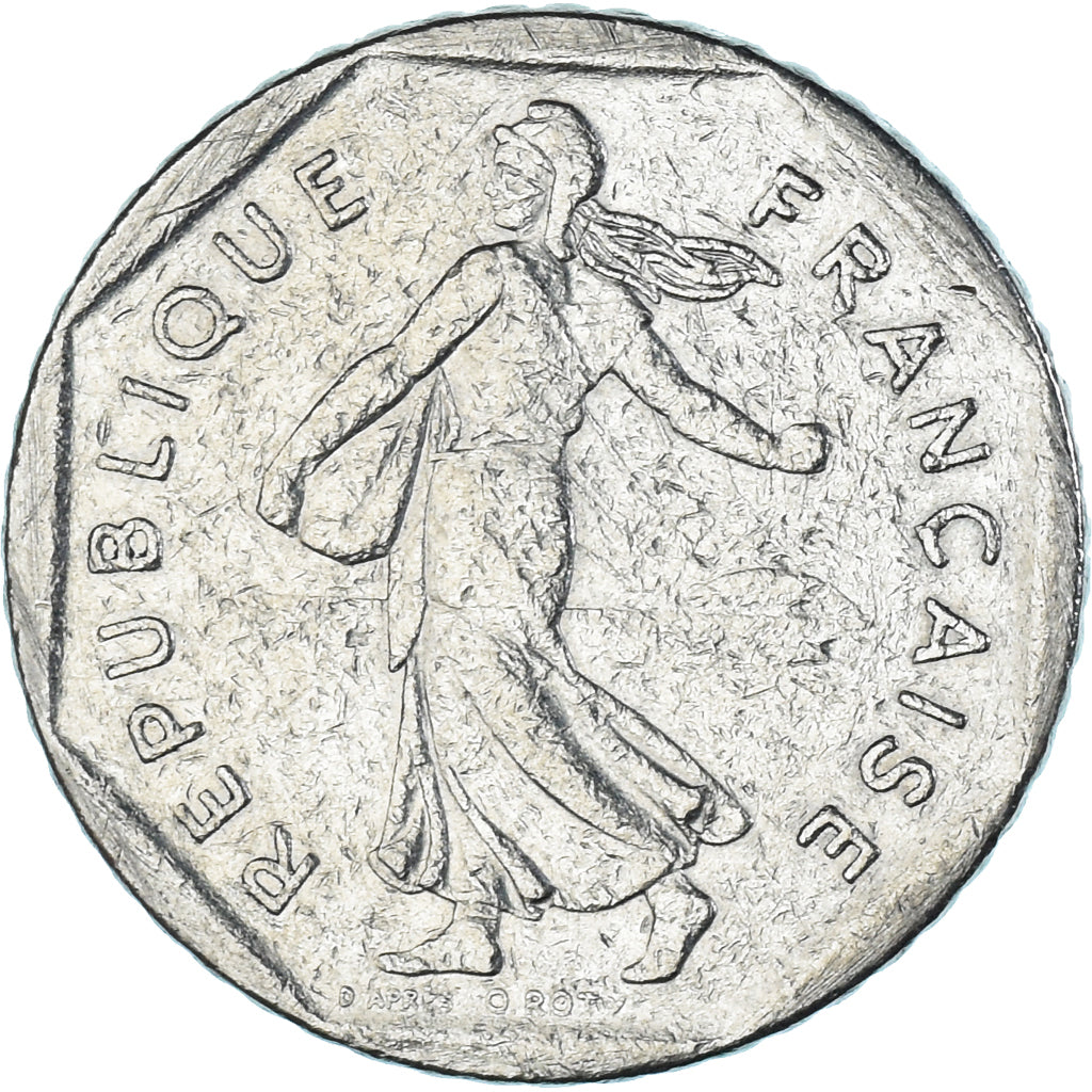 Munten, Frankrijk, Semeuse, 5 Francs, 1987, Paris, ZF, Nickel Clad