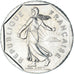 Coin, France, Semeuse, 2 Francs, 1990, MS(63), Nickel, KM:942.1