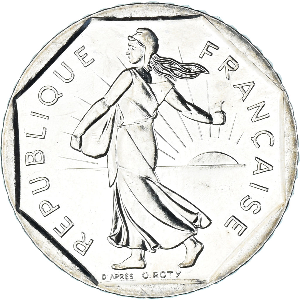 Moneta, Francia, Semeuse, 2 Francs, 1994, Proof, SPL+, Nichel, KM:942.1