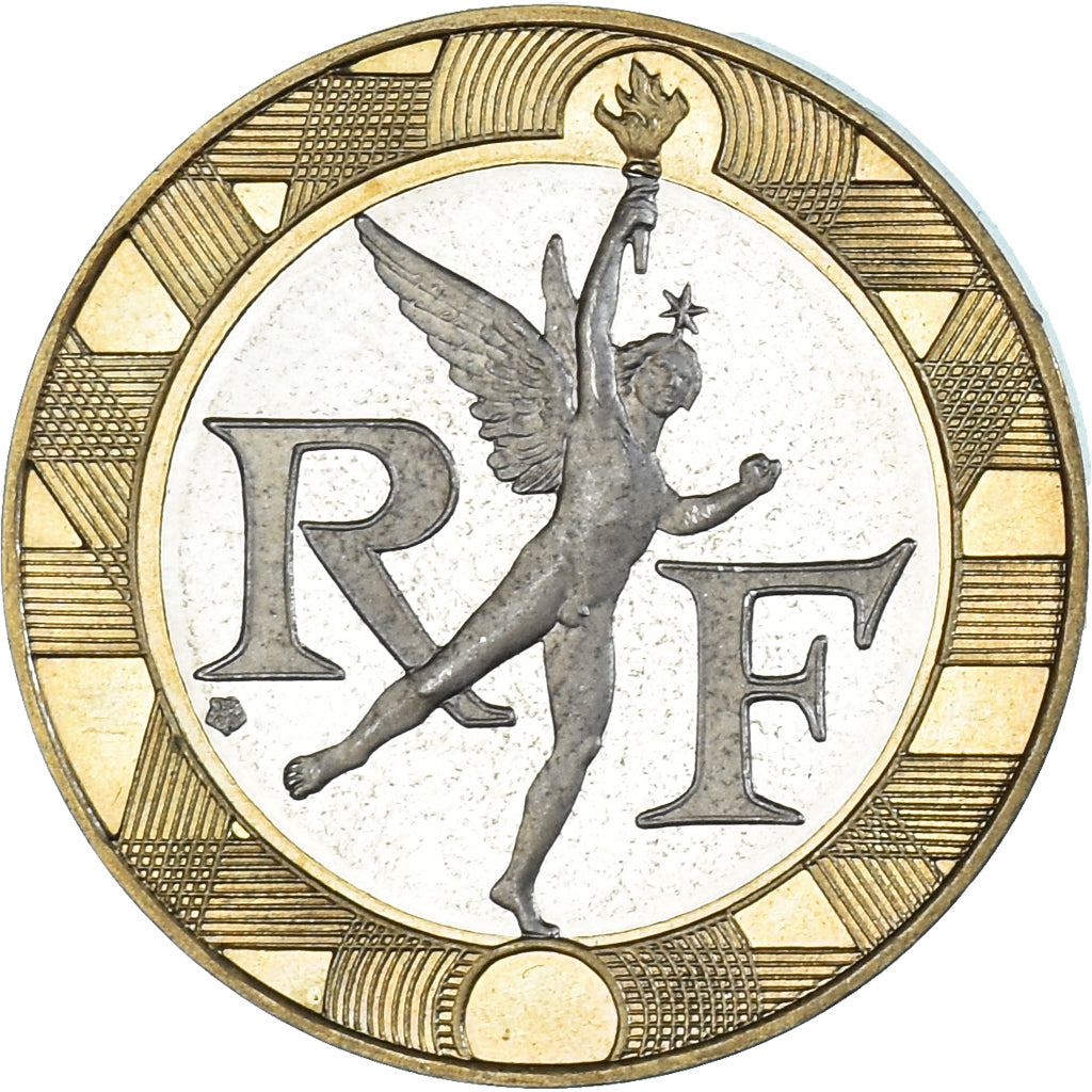 Moneda, Francia, Génie, 10 Francs, 1992, Proof, SC, Aluminio - bronce, KM:964.2