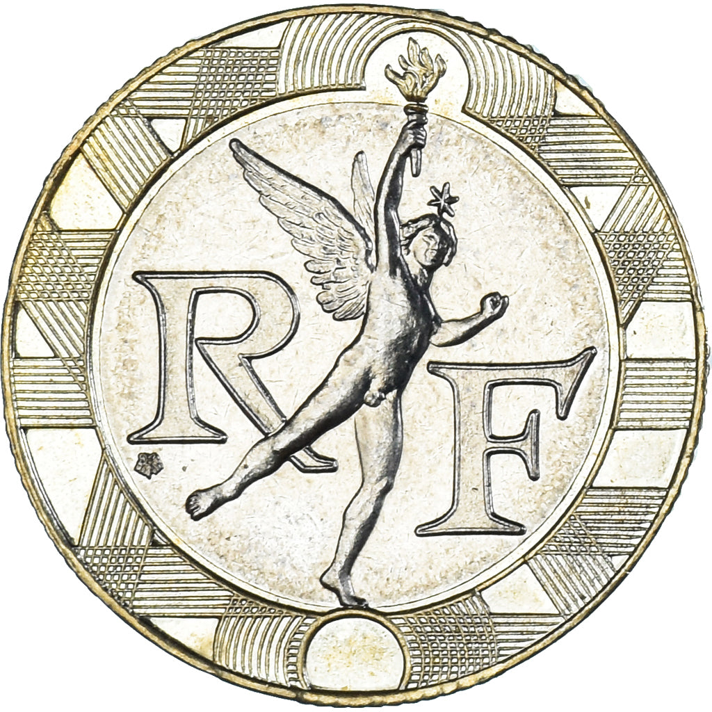 Moneda, Francia, Génie, 10 Francs, 1994, SC, Aluminio - bronce, KM:964.2