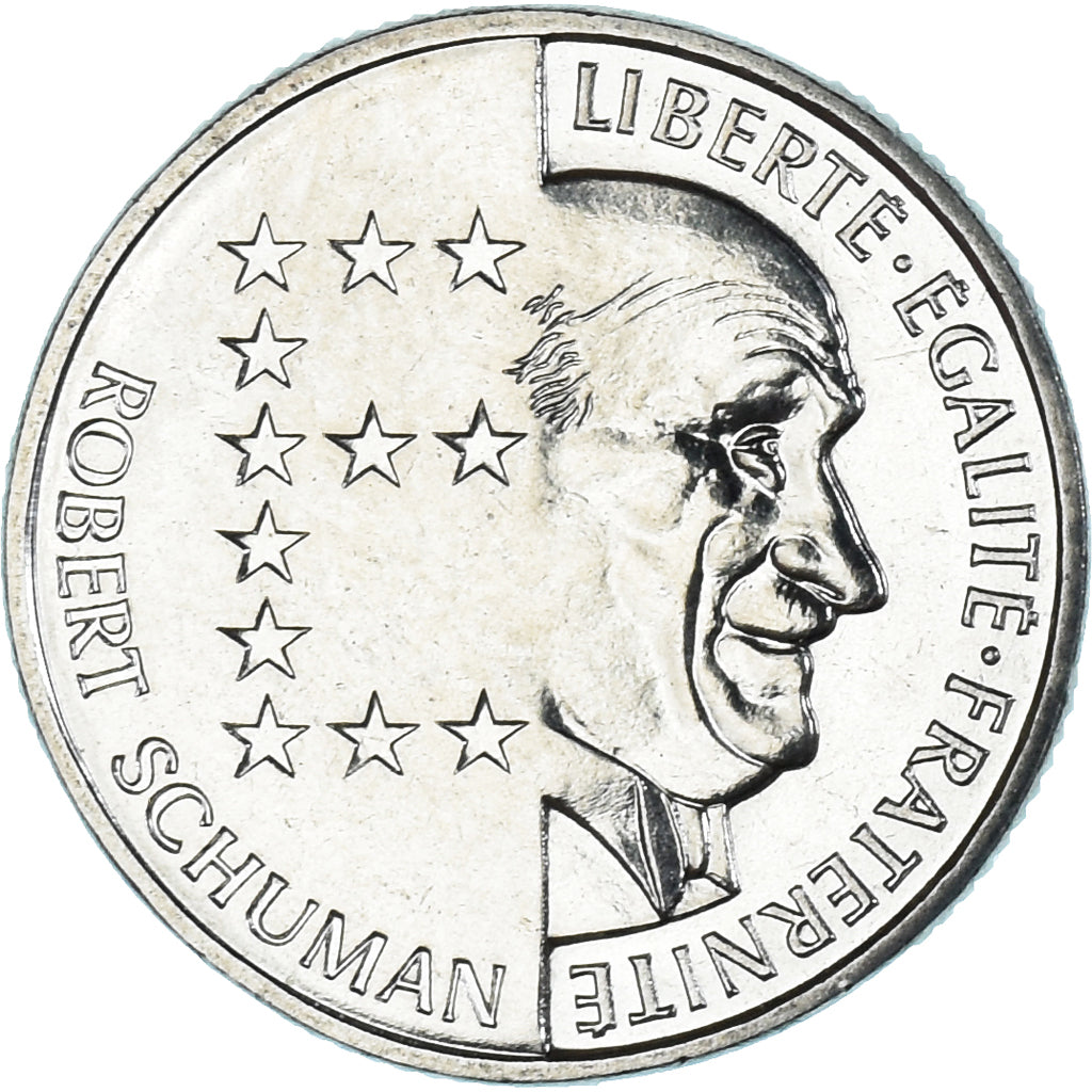 Moneda, Francia, Schumann, 10 Francs, 1986, SC+, Níquel, KM:958
