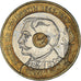Moeda, França, Pierre de Coubertin, 20 Francs, 1994, AU(50-53), Trimetálico