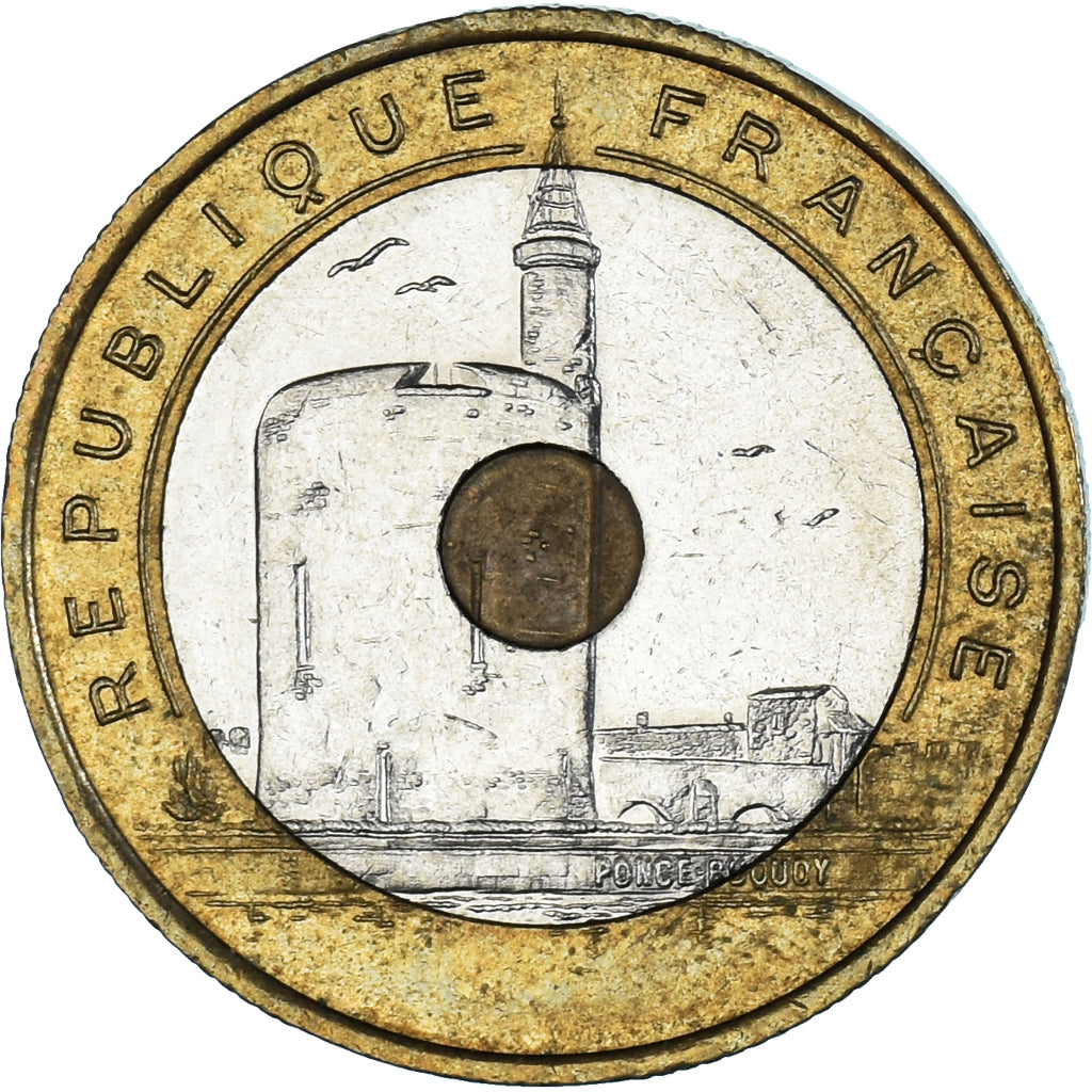 Munten, Frankrijk, Jeux Méditerranéens, 20 Francs, 1993, PR, Tri-Metallic