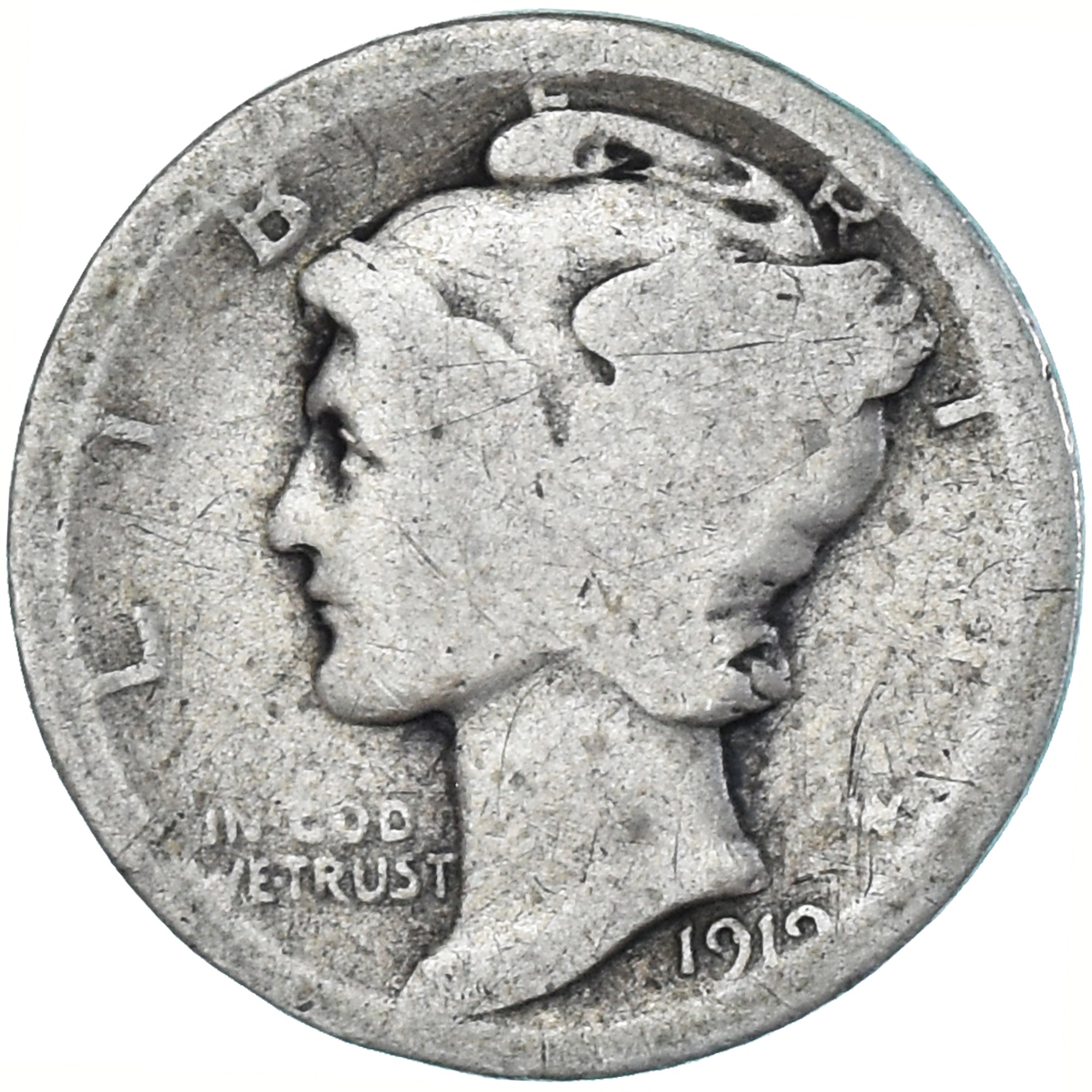 Münze, Vereinigte Staaten, Mercury Dime, Dime, 1919, U.S. Mint, Philadelphia