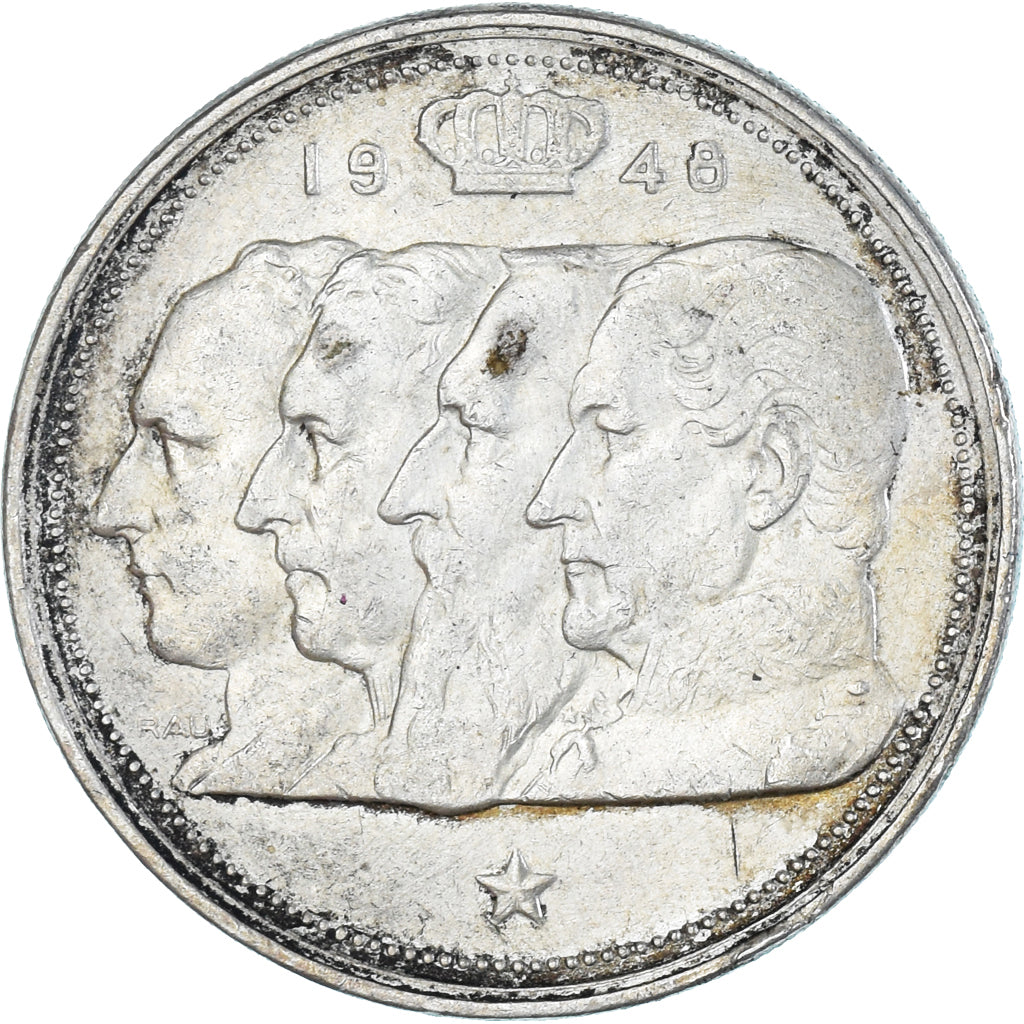 Monnaie, Belgique, 100 Francs, 100 Frank, 1948, TTB+, Argent, KM:139.1