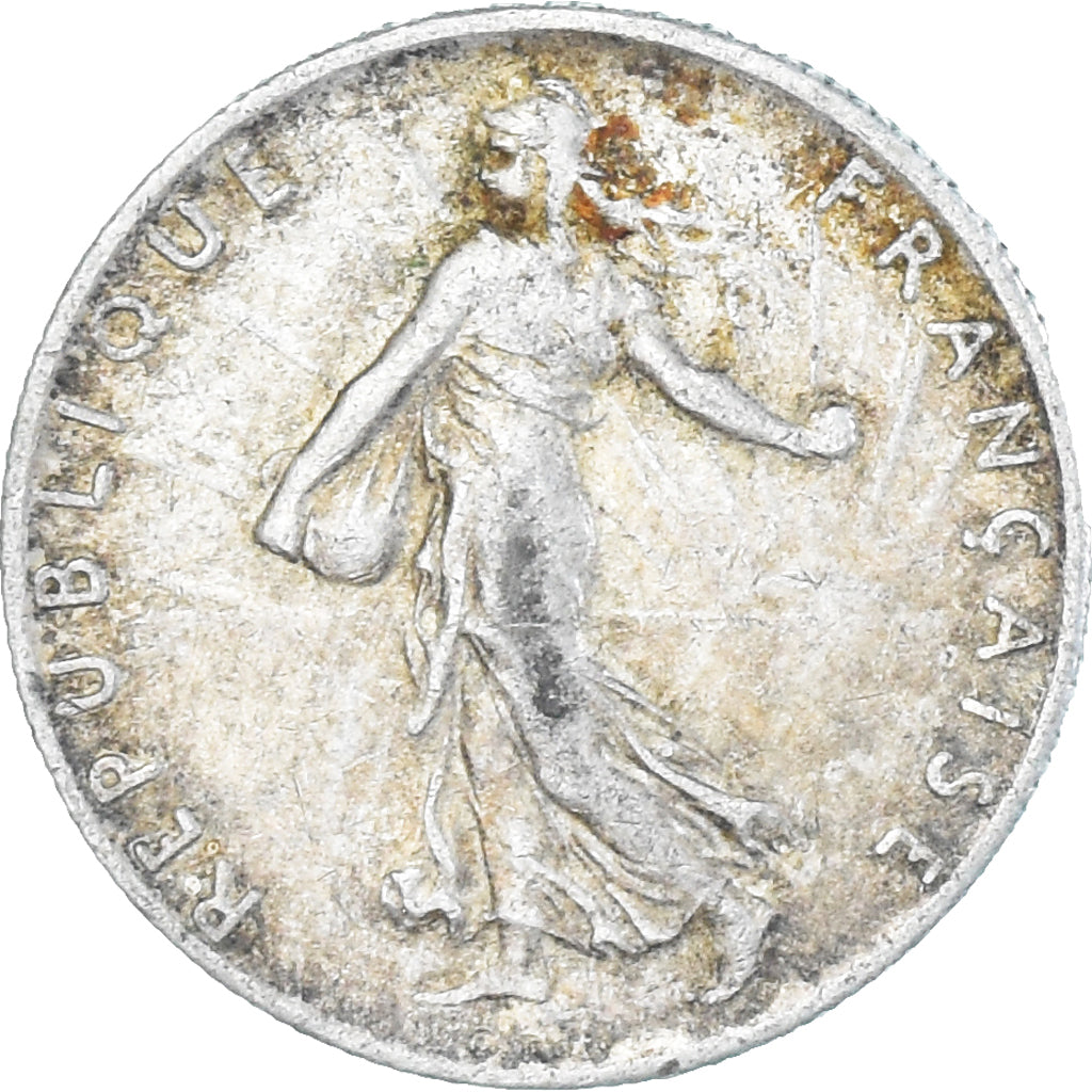 Münze, Frankreich, Semeuse, 50 Centimes, 1916, Paris, S+, Silber, KM:854