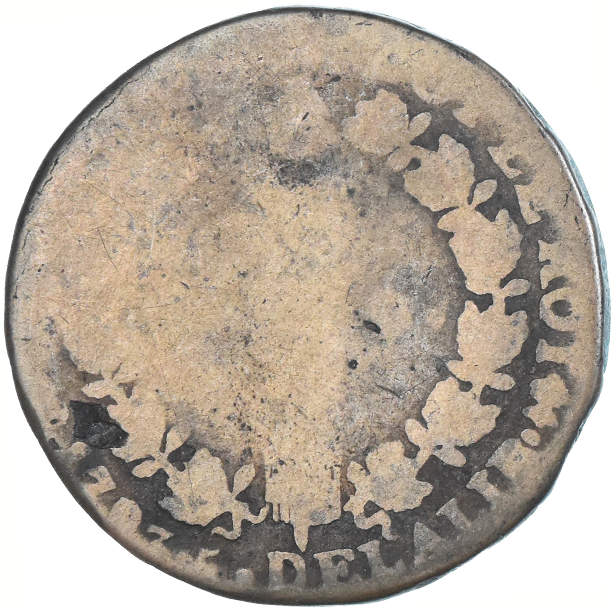 Moneta, Francja, 12 deniers françois, 12 Deniers, 1792, Nantes, F(12-15)