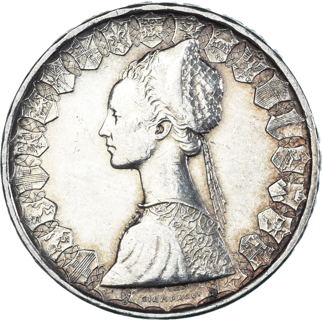 Coin, Italy, 500 Lire, 1960, Rome, AU(50-53), Silver, KM:98
