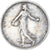Coin, France, Semeuse, Franc, 1911, Paris, EF(40-45), Silver, KM:844.1